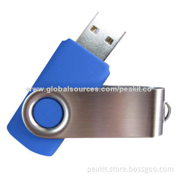 Swivel USB Flash Drives, CE and FCC Certified
